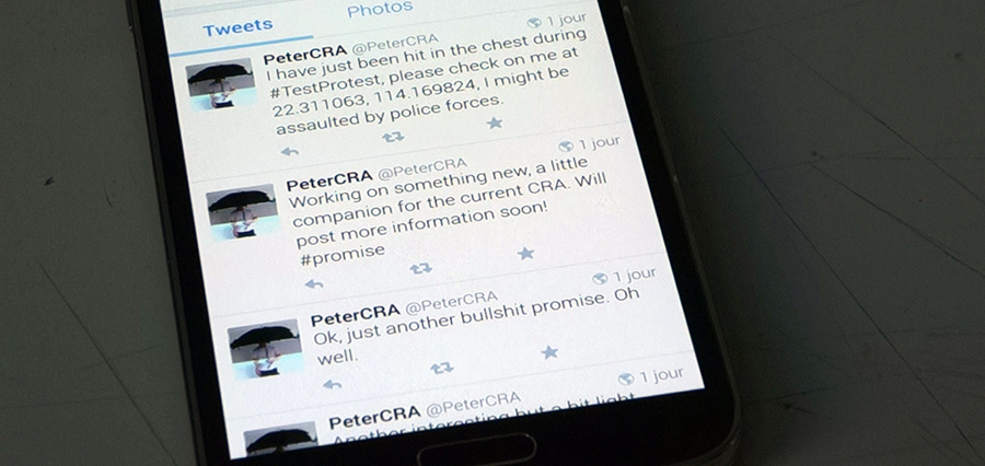 Peter's Twitter History